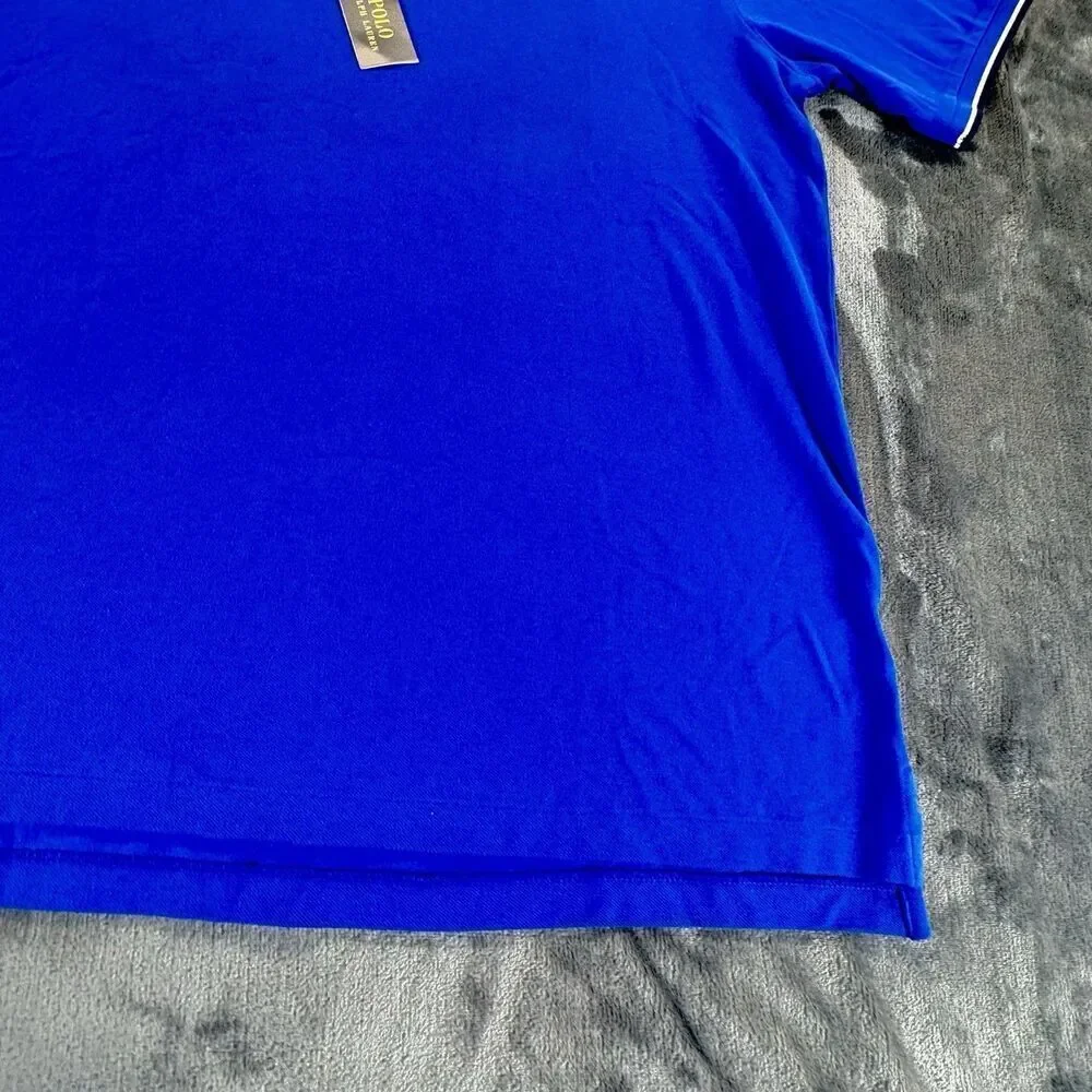 NEW Polo Ralph Lauren XLT Tall Royal Blue Polo Golf Casual Shirt NWT $125